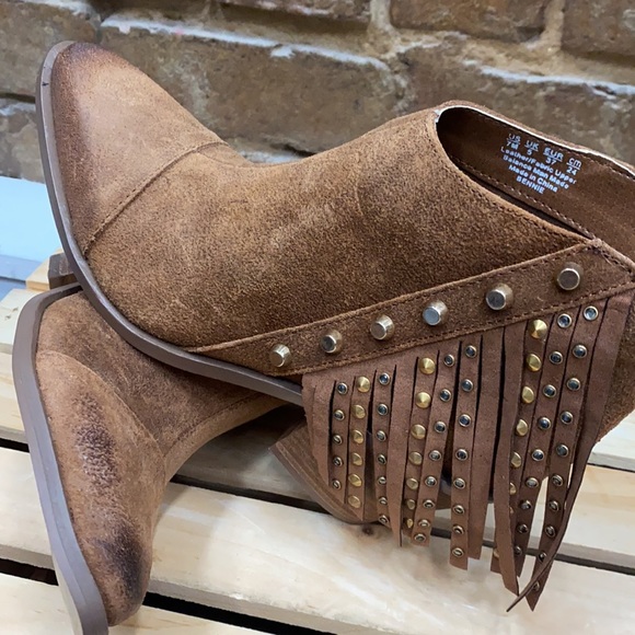 Fergie Fringed Distressed Booties - Picture 13 of 14